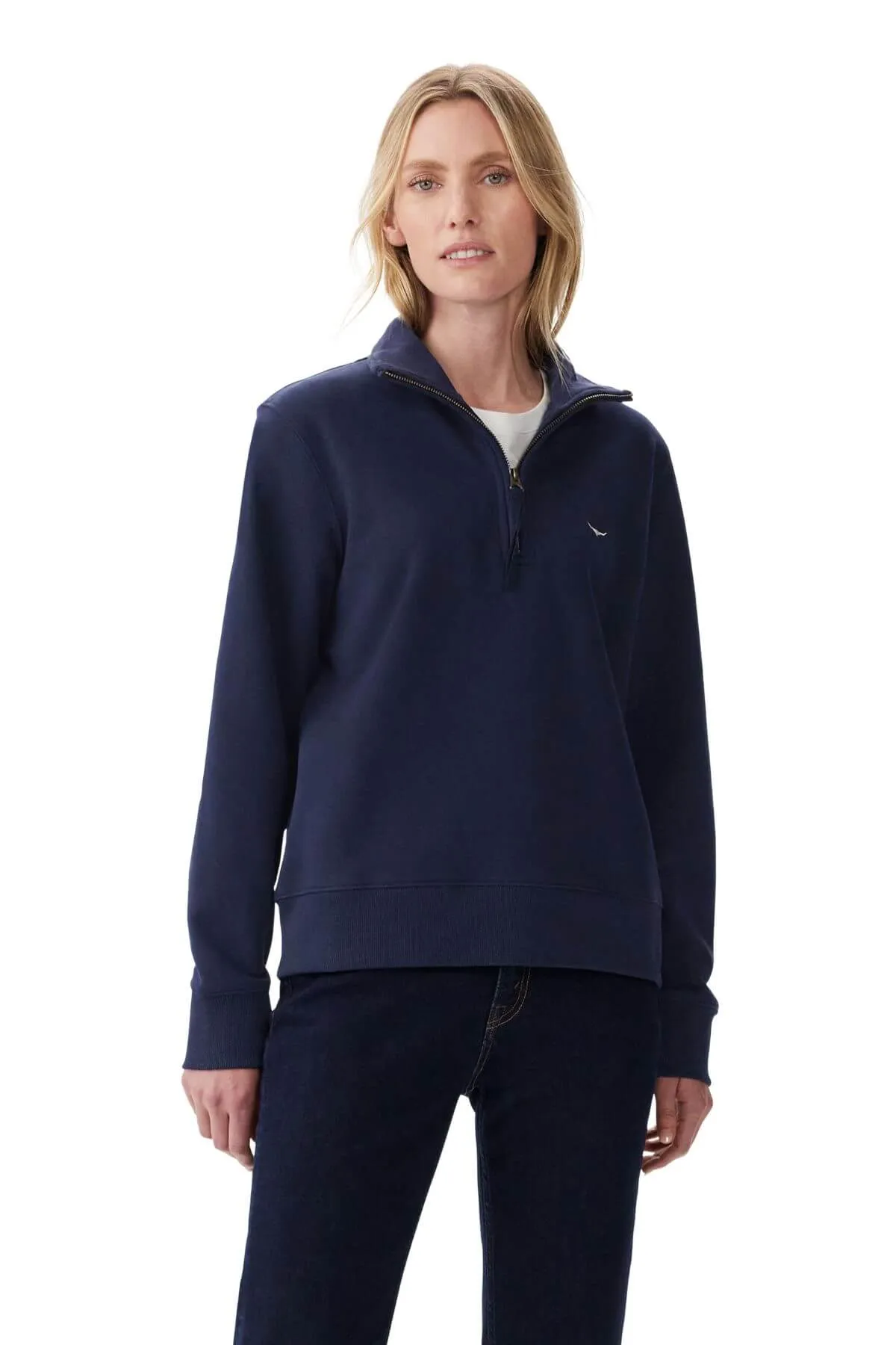 RM Williams Trickett Zip Neck Sweatshirt