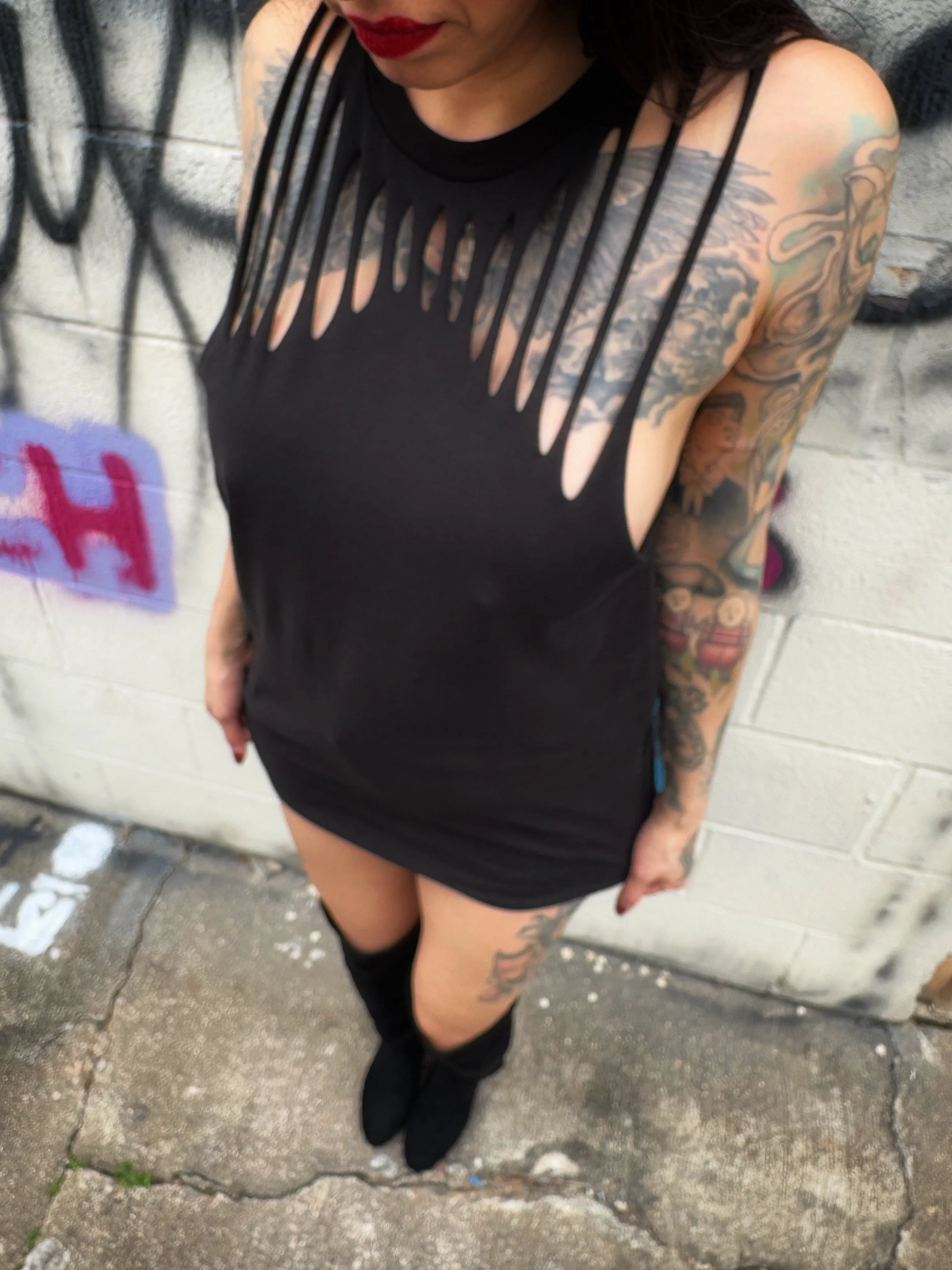 ROAD RASH BLACK TANK TOP 5.0