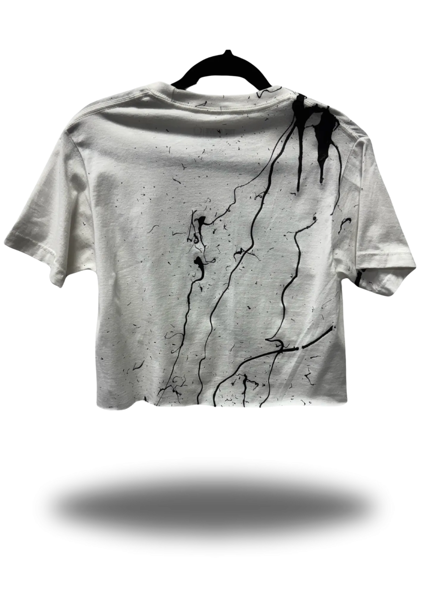 ROAD RASH OIL SPILL WHITE CROP TOP