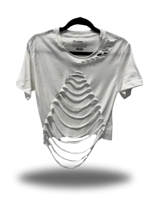 ROAD RASH WHITE CROP TOP 2.0