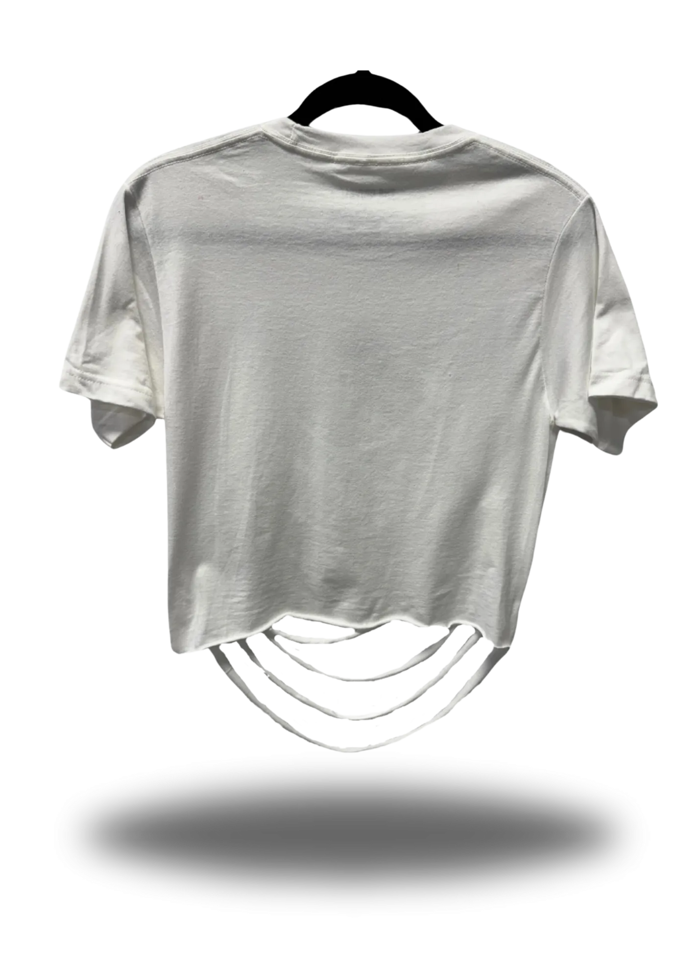 ROAD RASH WHITE CROP TOP 2.0