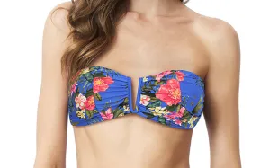 Ruched Bandeau-Basic Ruched Bikini ::RET