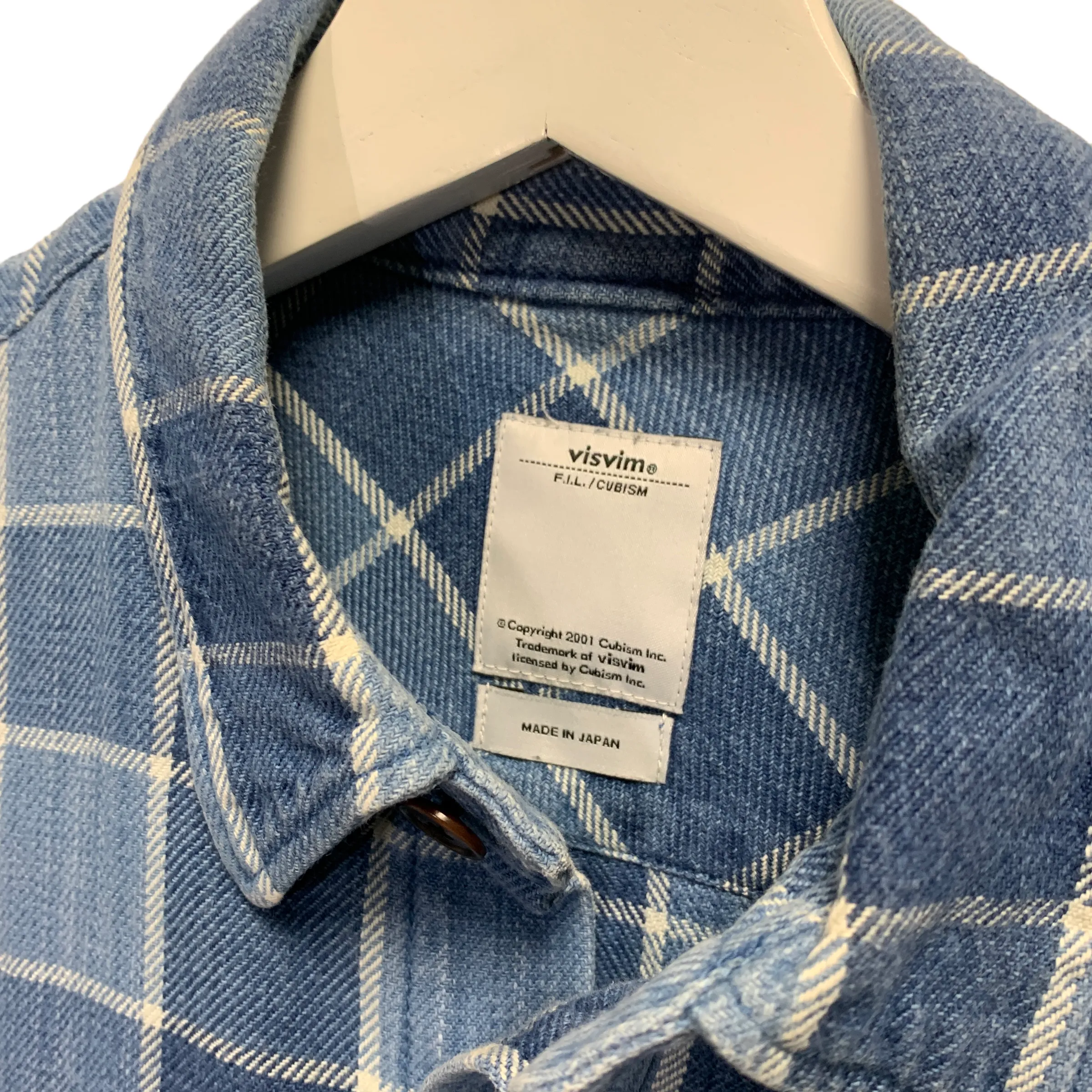 [S] VISVIM 15SS Black Elk Indigo Check