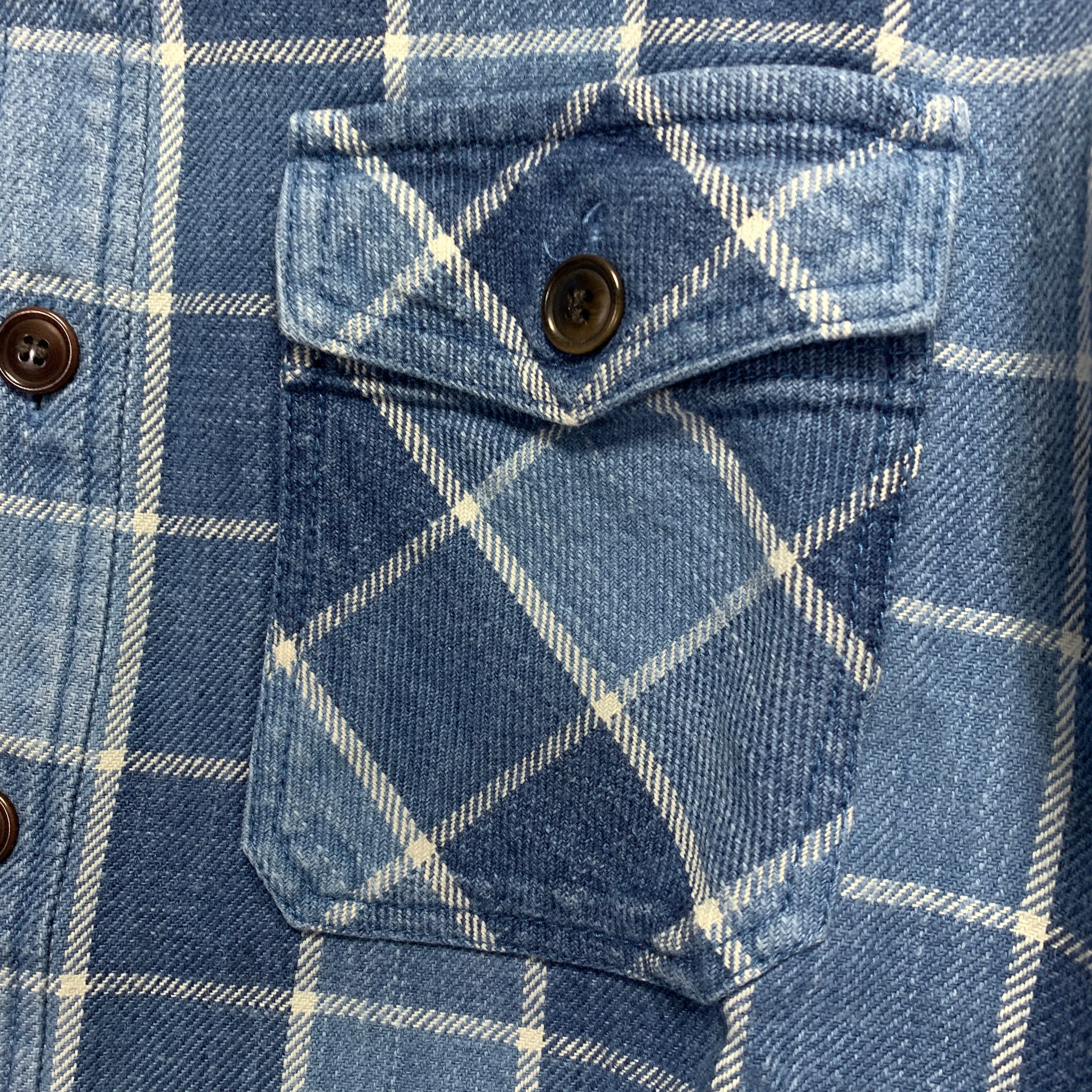 [S] VISVIM 15SS Black Elk Indigo Check