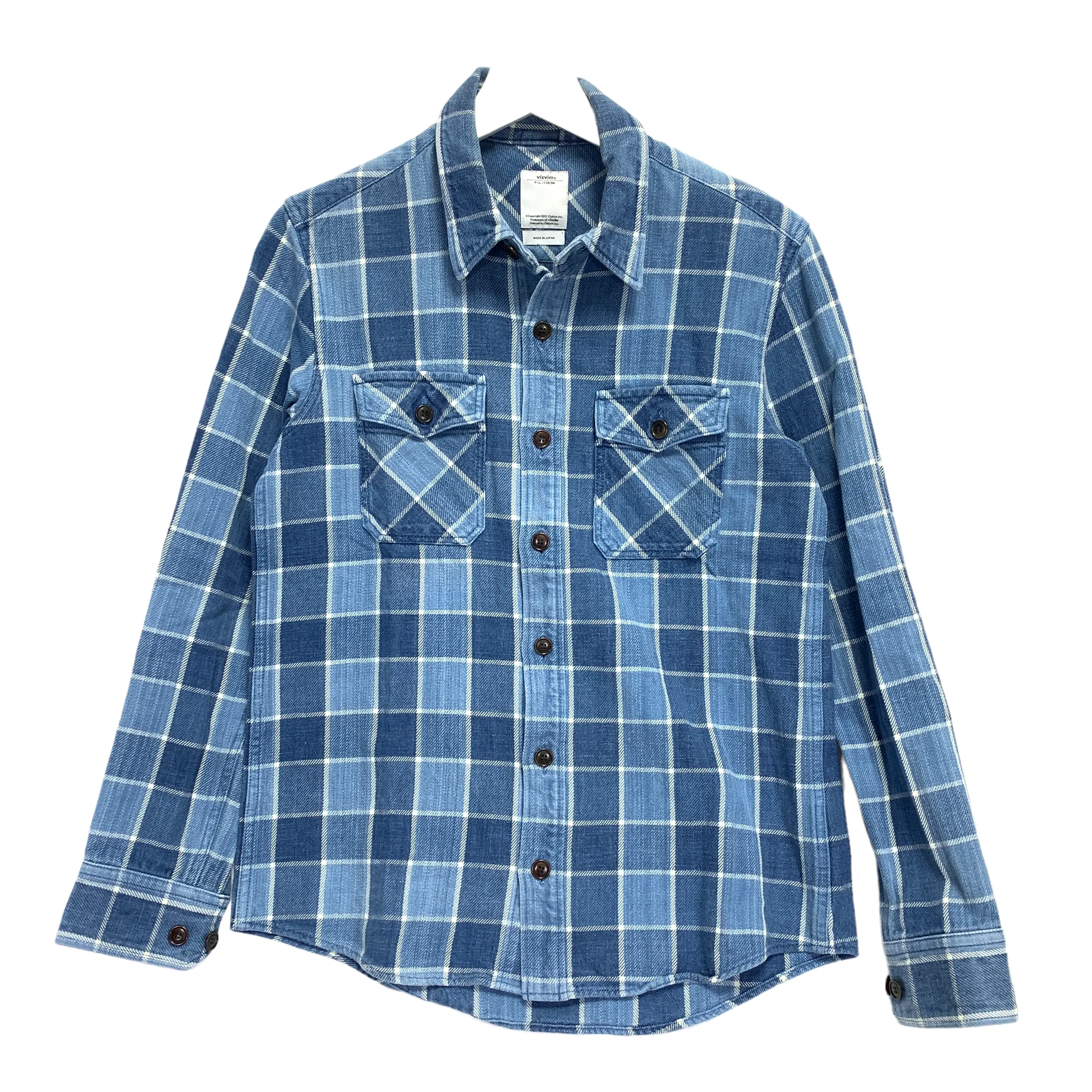 [S] VISVIM 15SS Black Elk Indigo Check