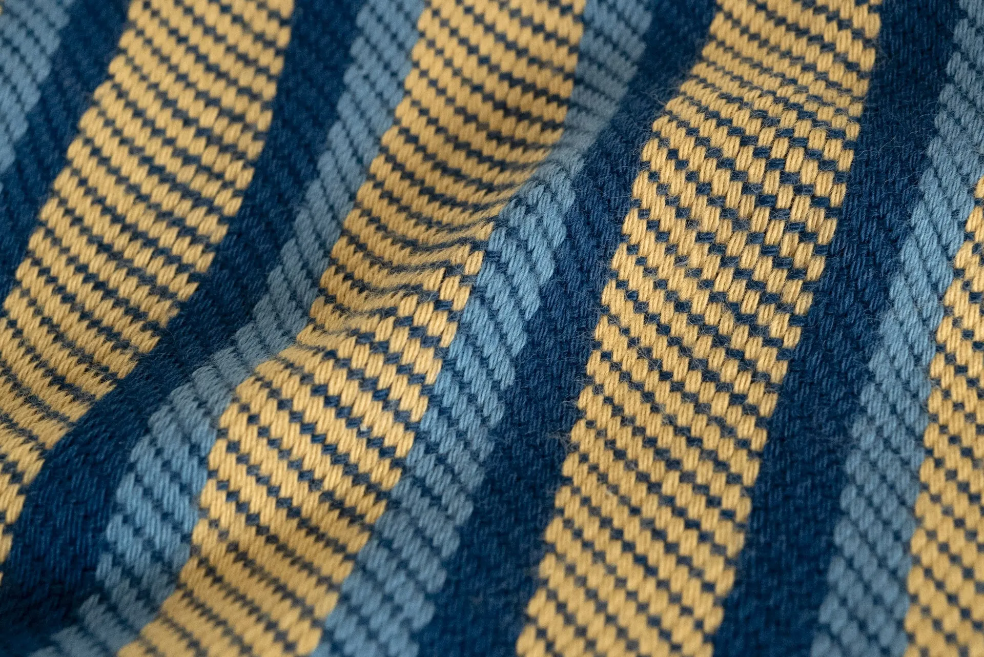 Samurai Heavyweight Oversea Edition "Drunk Striped" Flannel Workshirt (Yellow)