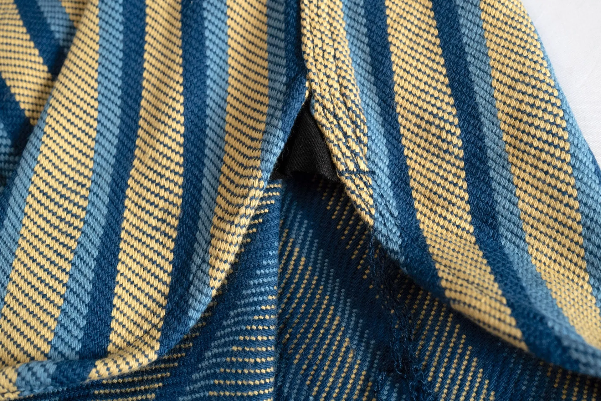 Samurai Heavyweight Oversea Edition "Drunk Striped" Flannel Workshirt (Yellow)