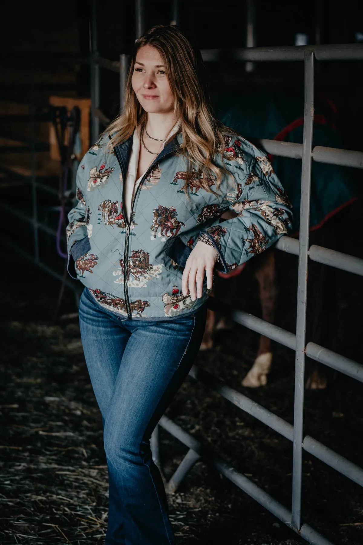 'Settler' Quilted Jacket by Tasha Polizzi (S & M ONLY)