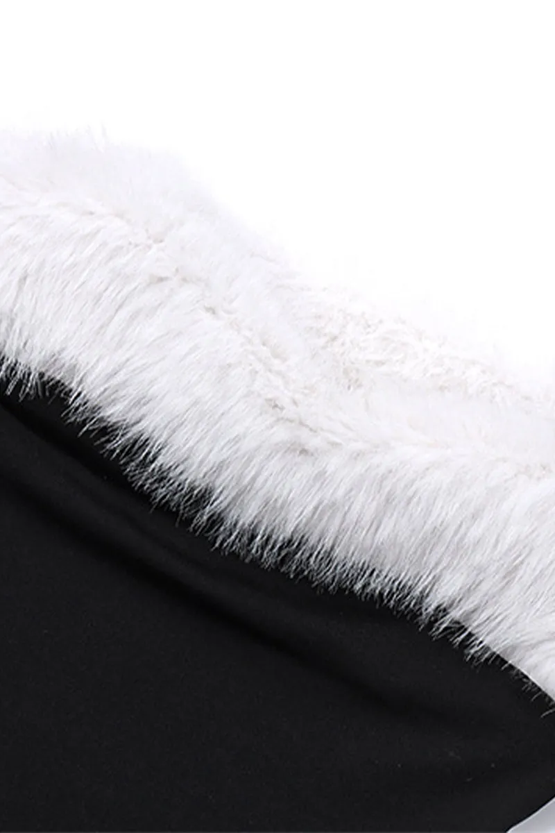 Sexy Solid Feathers Backless Contrast Strapless Irregular Dresses(Mainly Real Pictures)