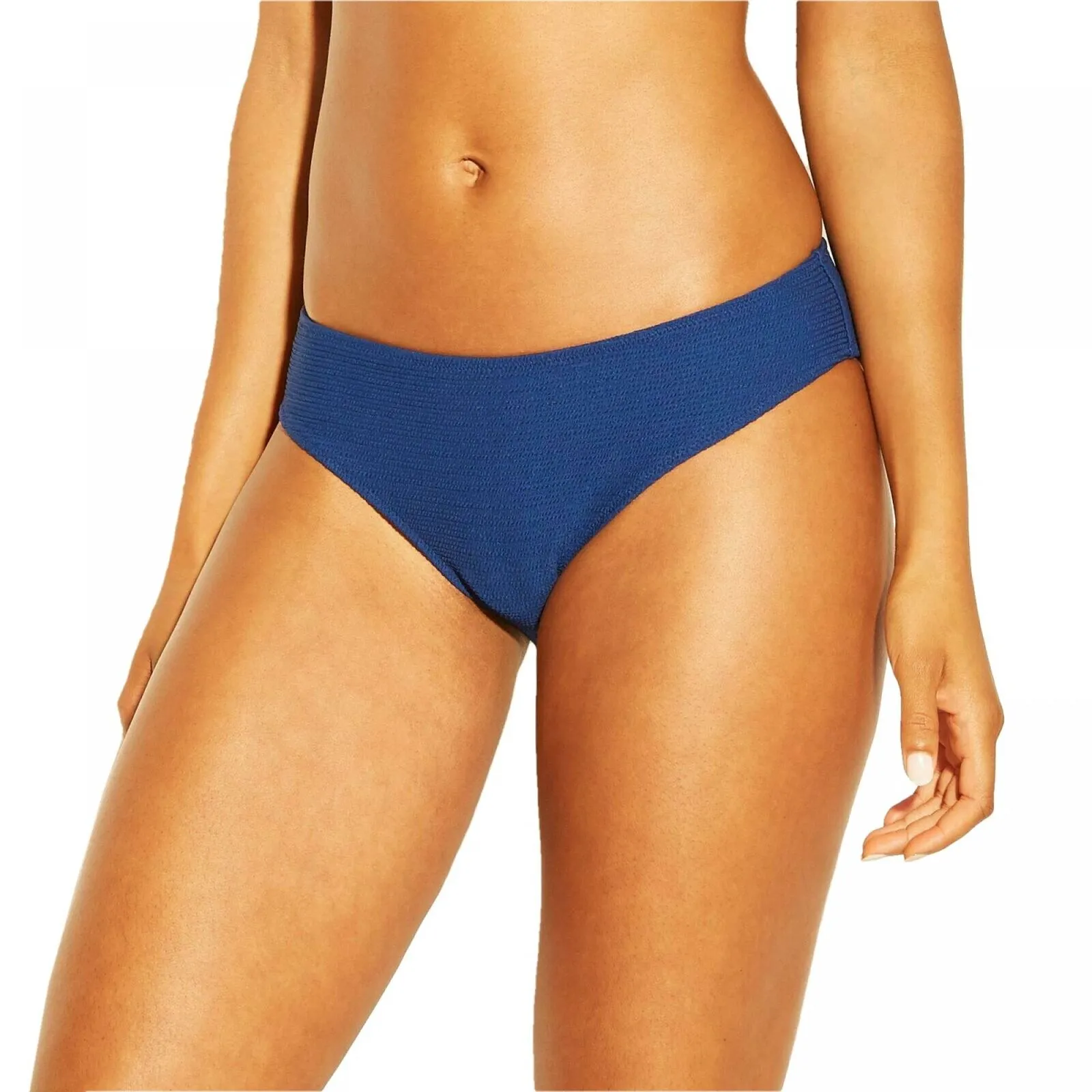 Shade & Shore Women's Beach Hipster Textured Bikini Bottom