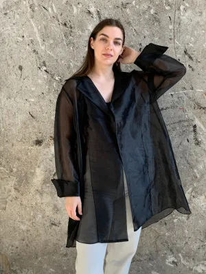 sheer layering jacket