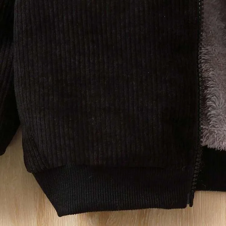 SHEIN Hooded Zipped Jacket