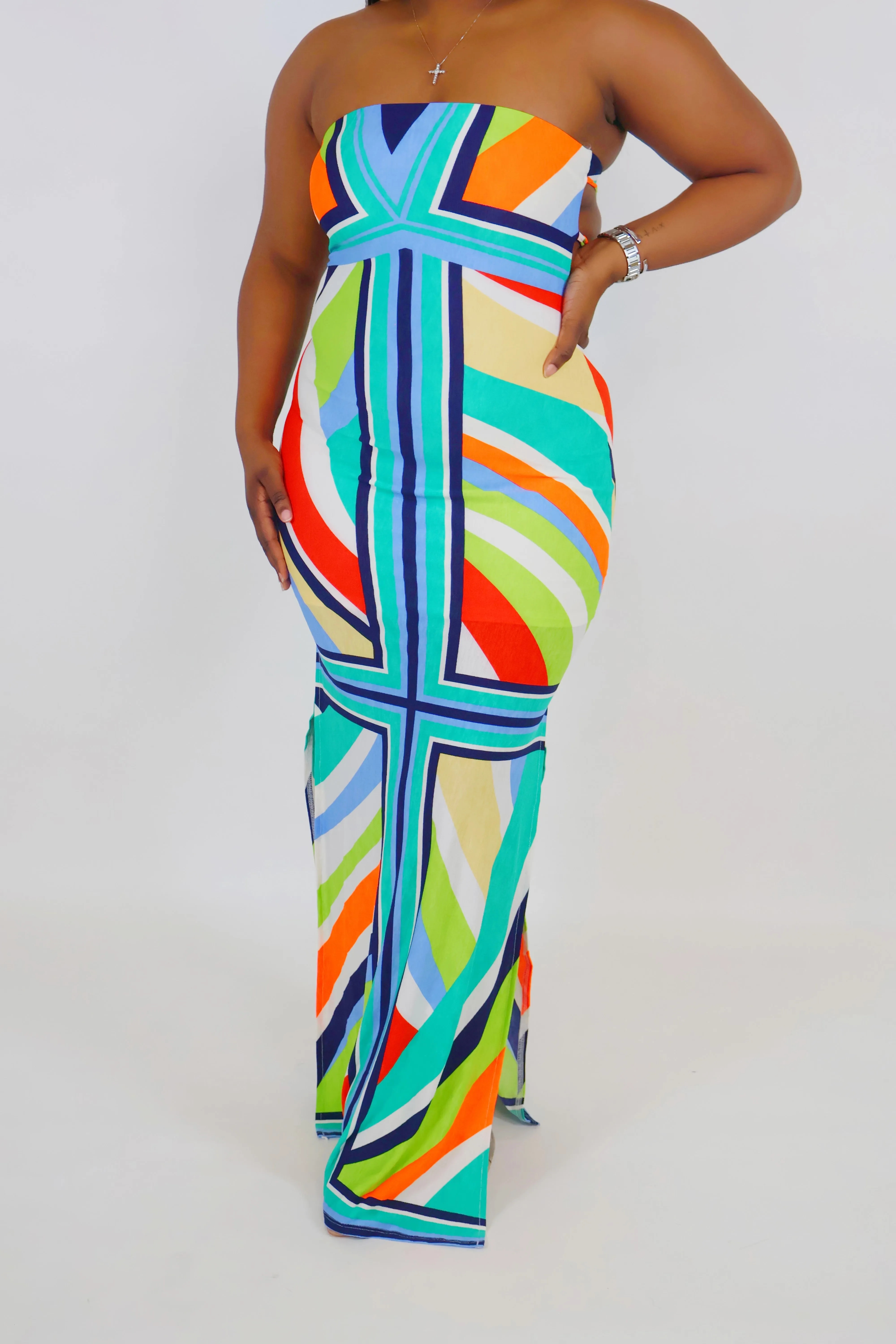 SHE'S THE REAL DEAL MAXI DRESS