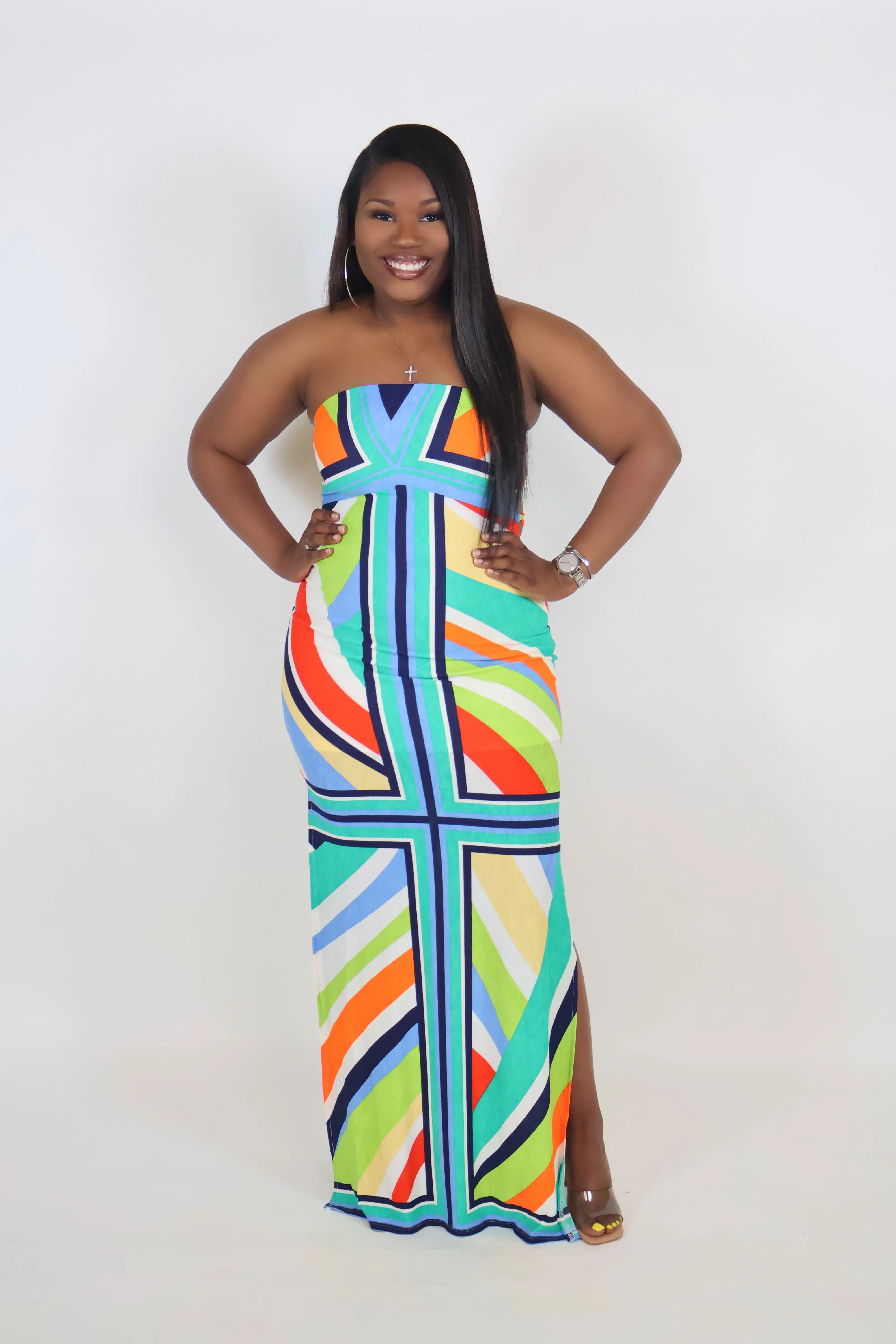 SHE'S THE REAL DEAL MAXI DRESS