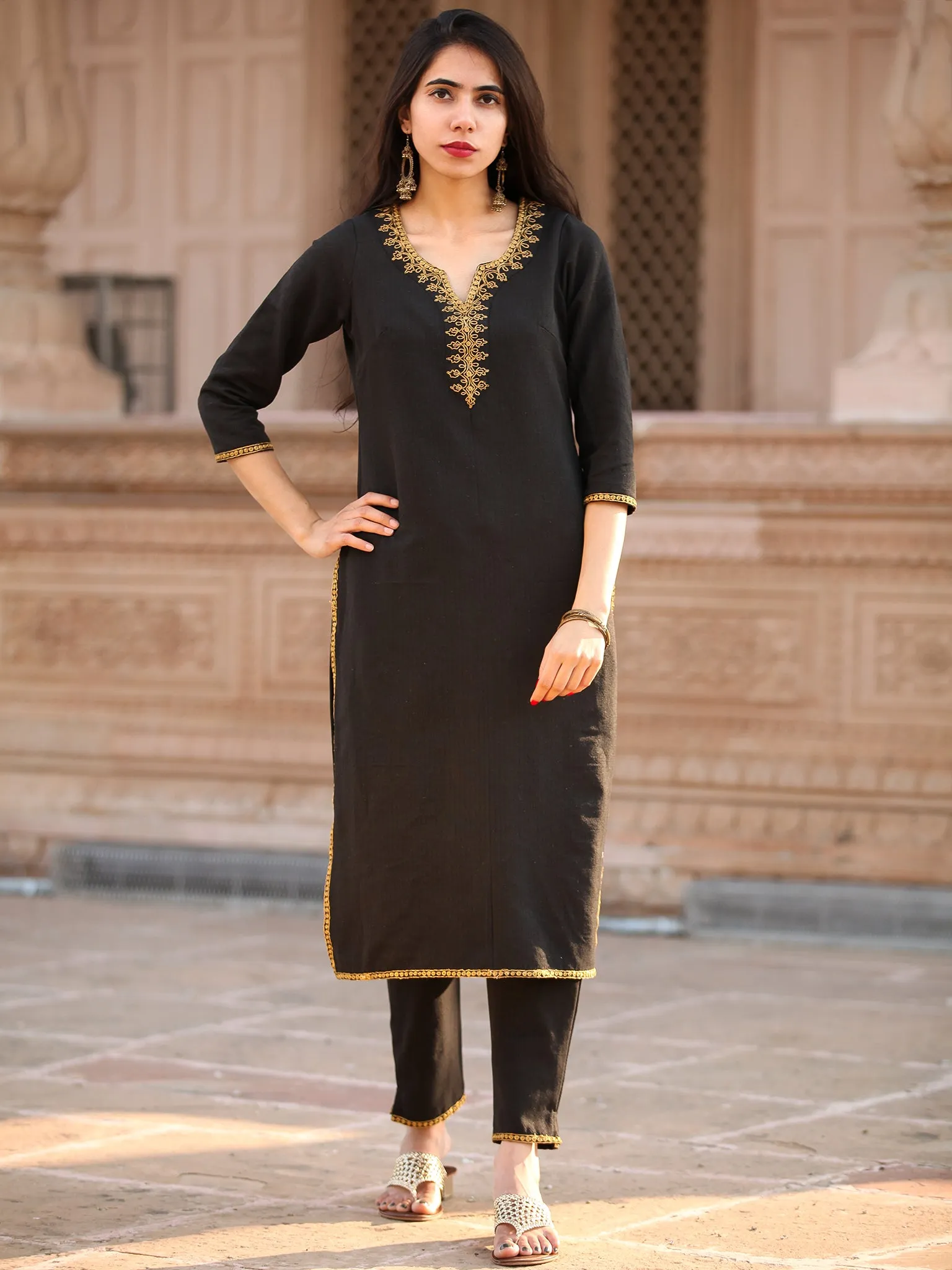 Shishir Ansh - Faux Wool Kurta - KK05A0005