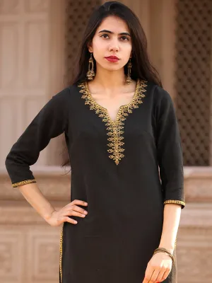 Shishir Ansh - Faux Wool Kurta - KK05A0005