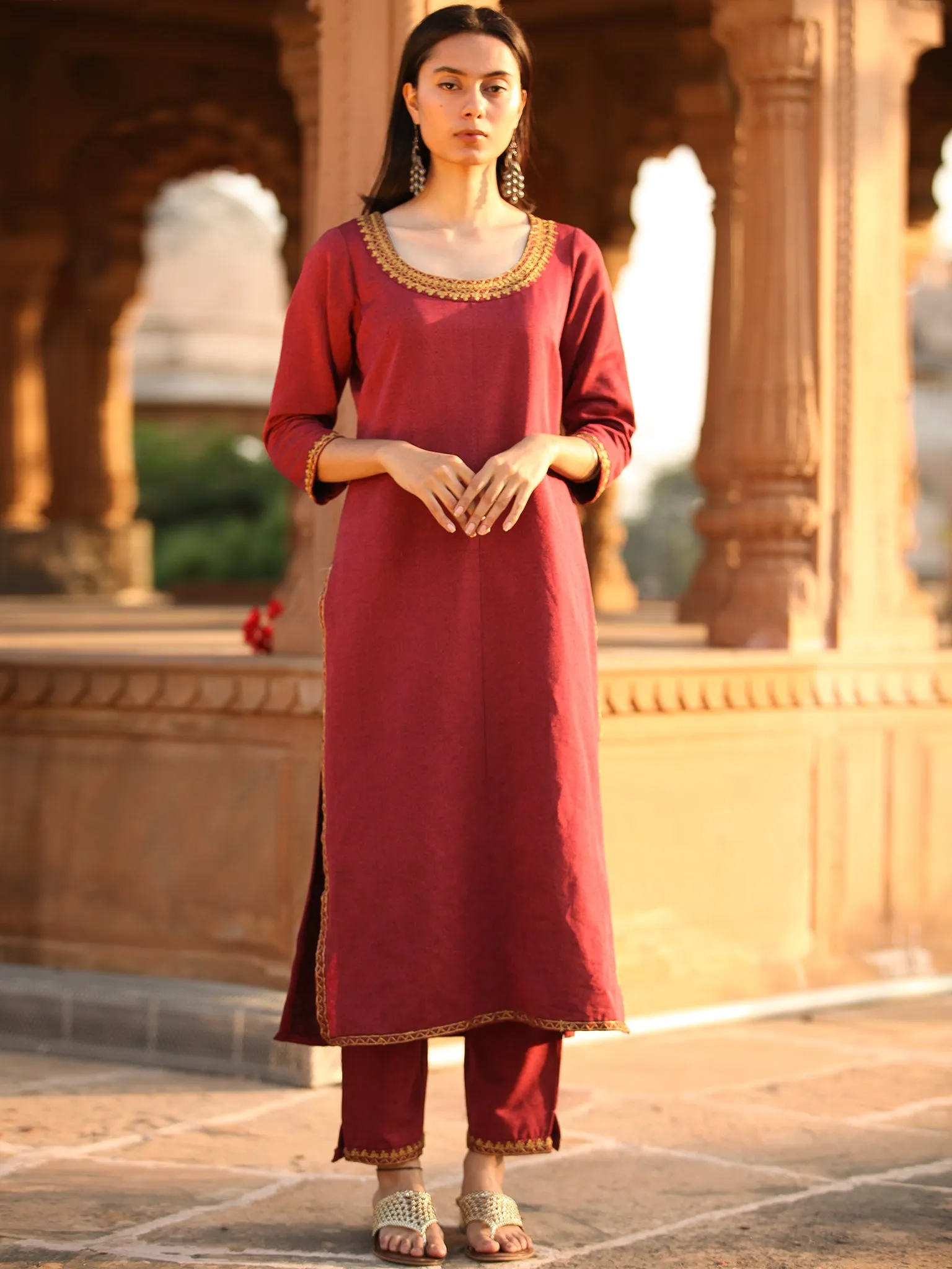 Shishir Nayab - Faux Wool Kurta - KK07A0007
