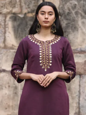 Shishir Prabhat - Faux Wool Kurta - KK012A0012