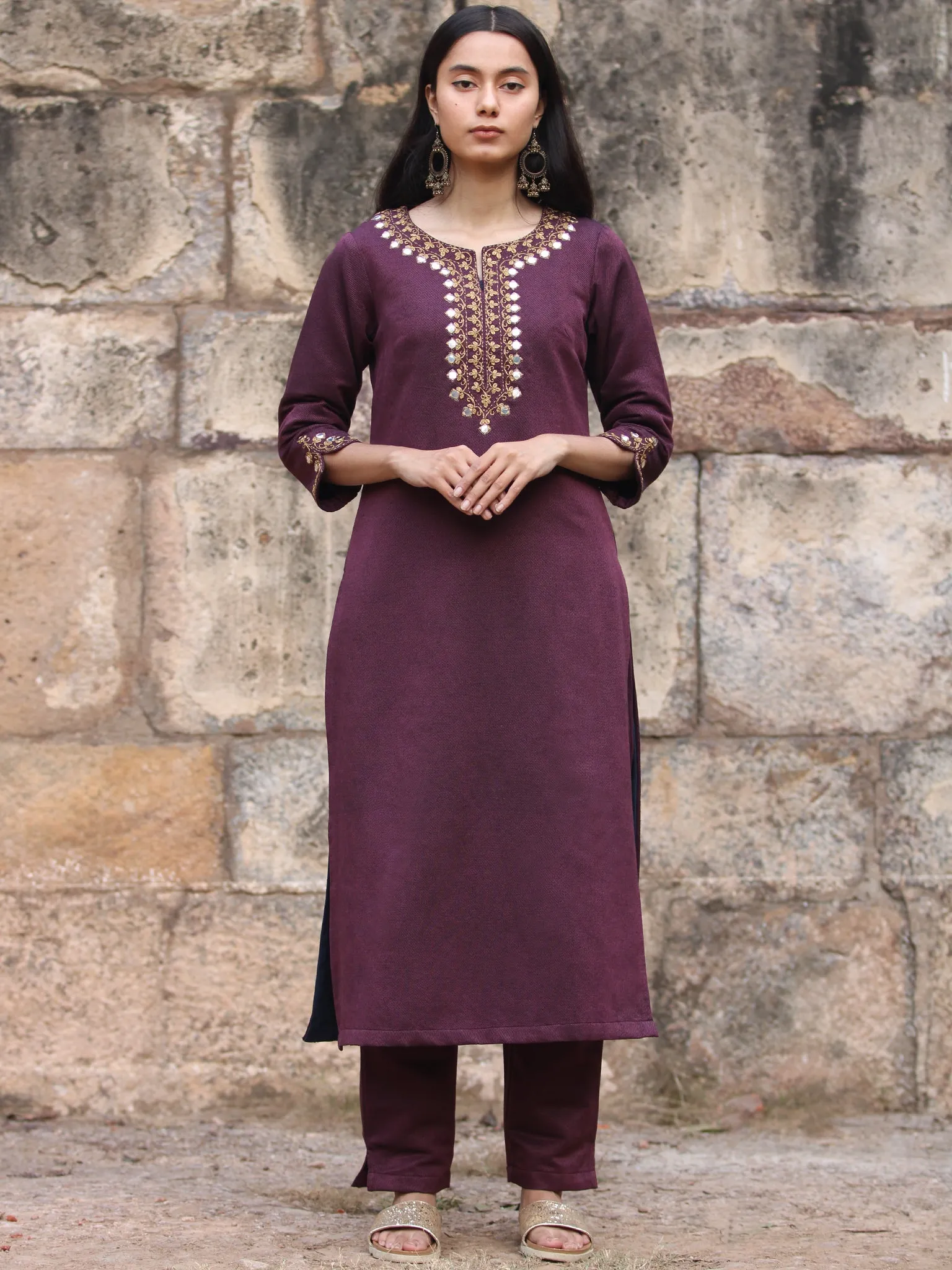 Shishir Prabhat - Faux Wool Kurta - KK012A0012