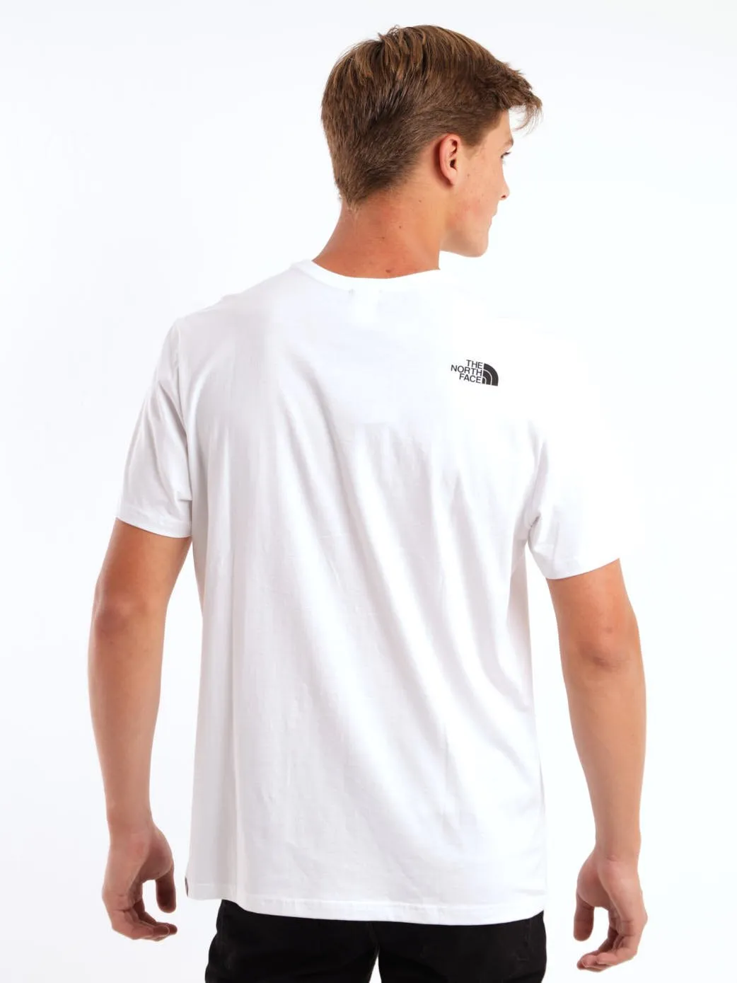 Short Sleeve Simple Dome T-Shirt - White