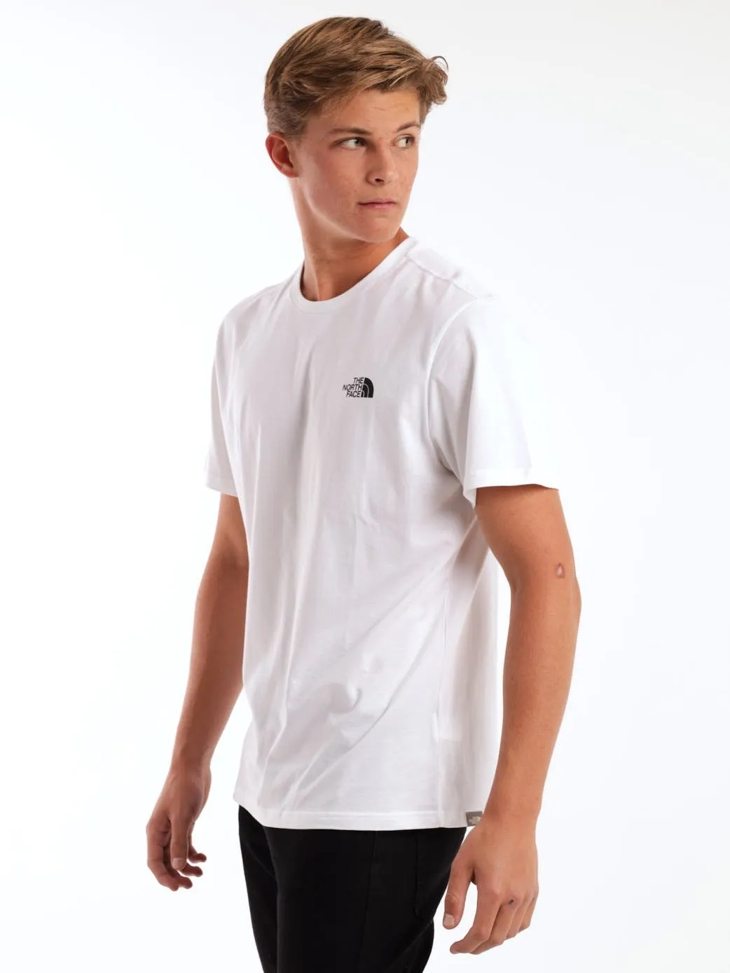 Short Sleeve Simple Dome T-Shirt - White