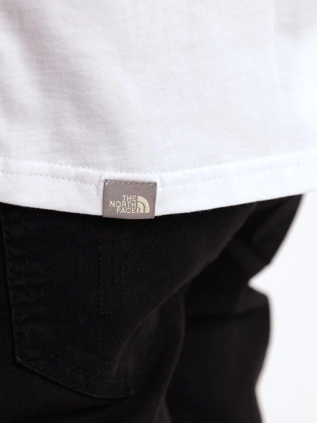 Short Sleeve Simple Dome T-Shirt - White