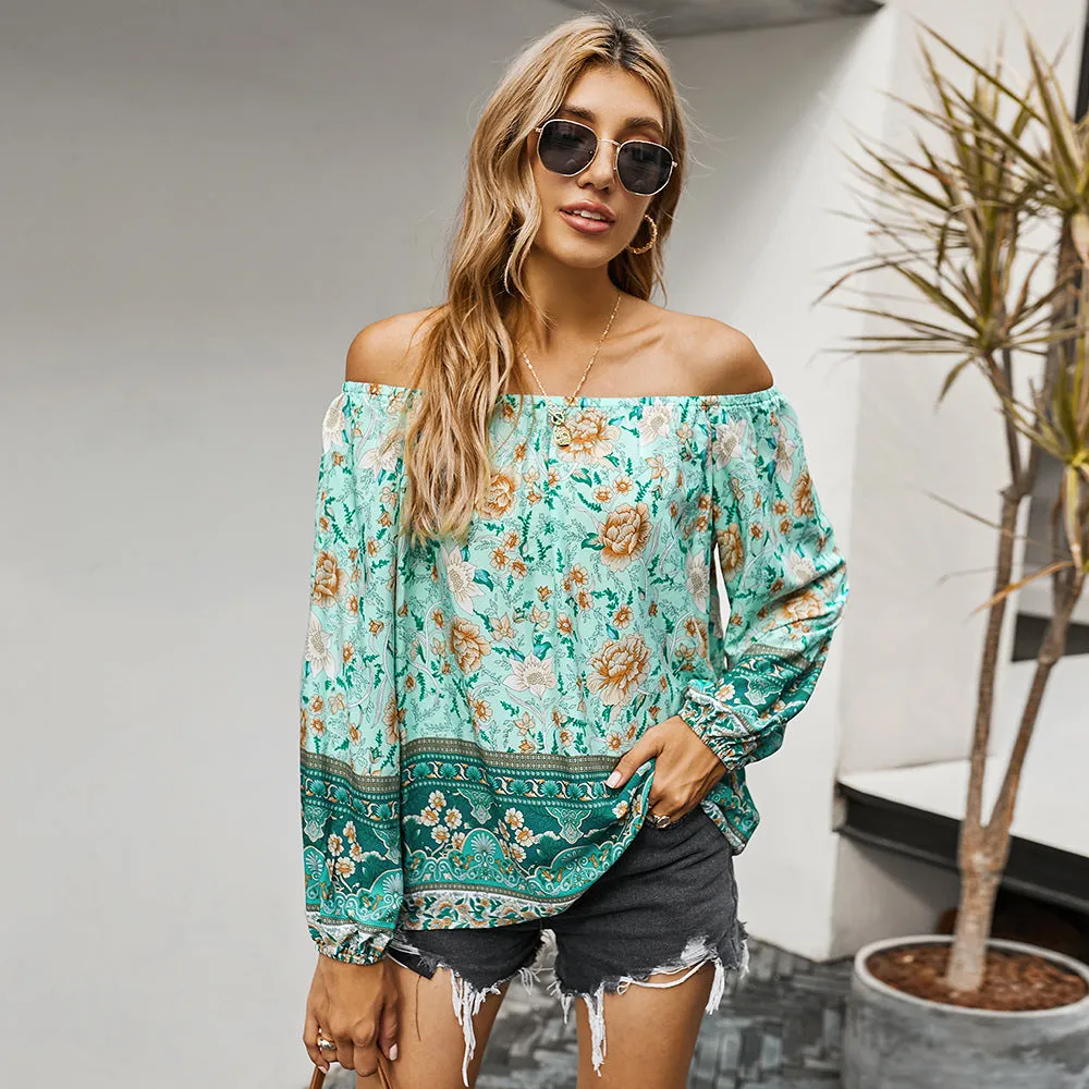 Simple Retro Printed T-Shirt
