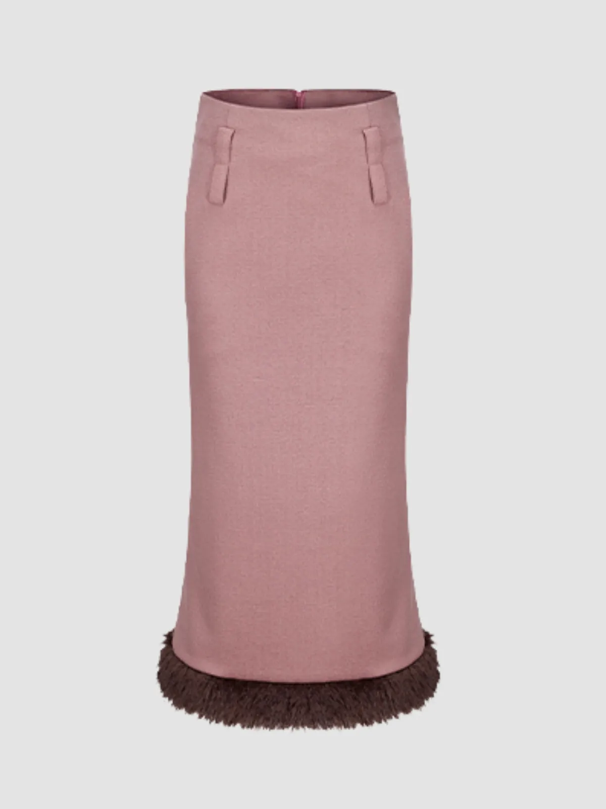Slim Fit Short Jacket Hip Skirt Woolen Suit