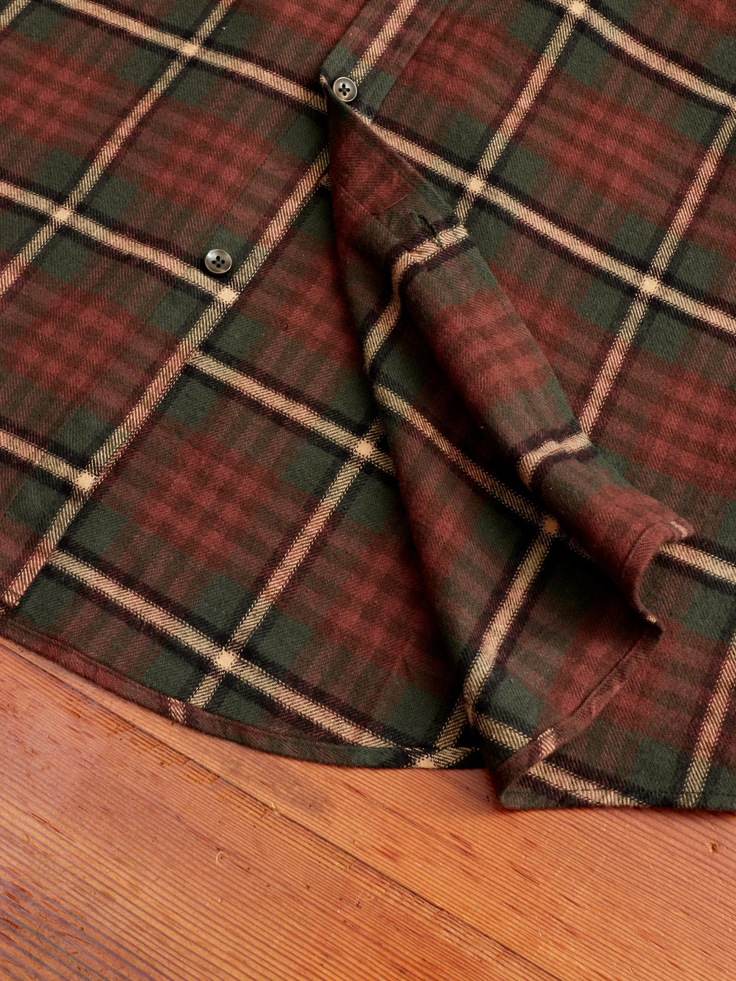 Smog Button-Up Shirt in Green