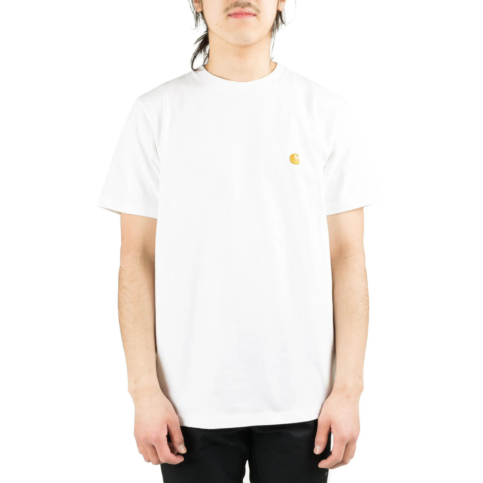 S/S Chase Tee White/Gold I026391
