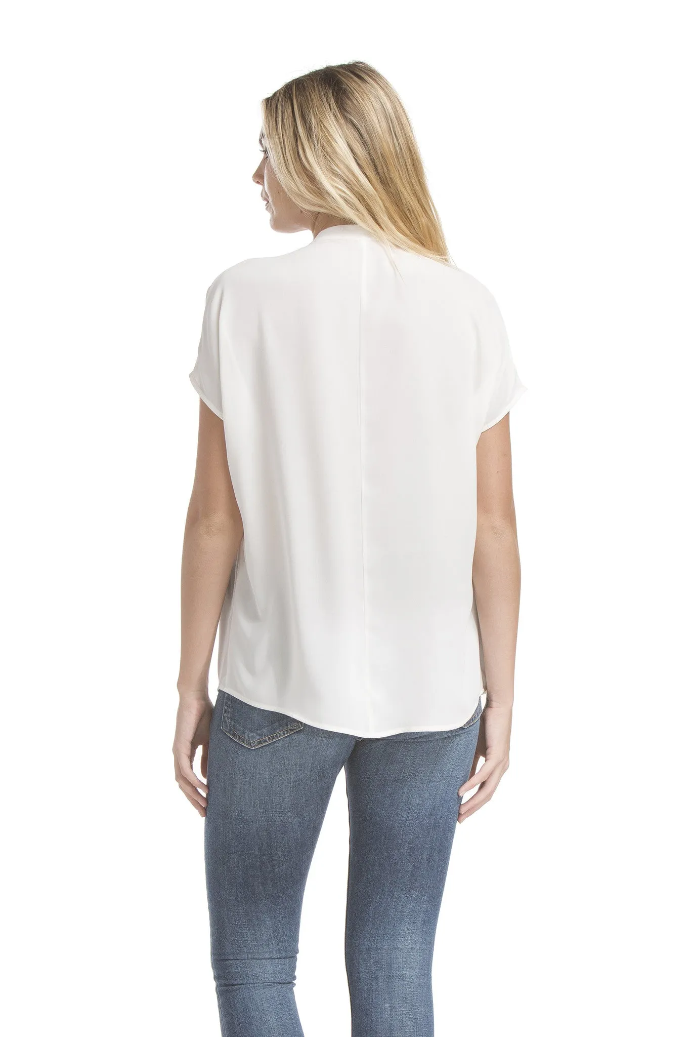 Sslv Shirred Blouse | Ivory