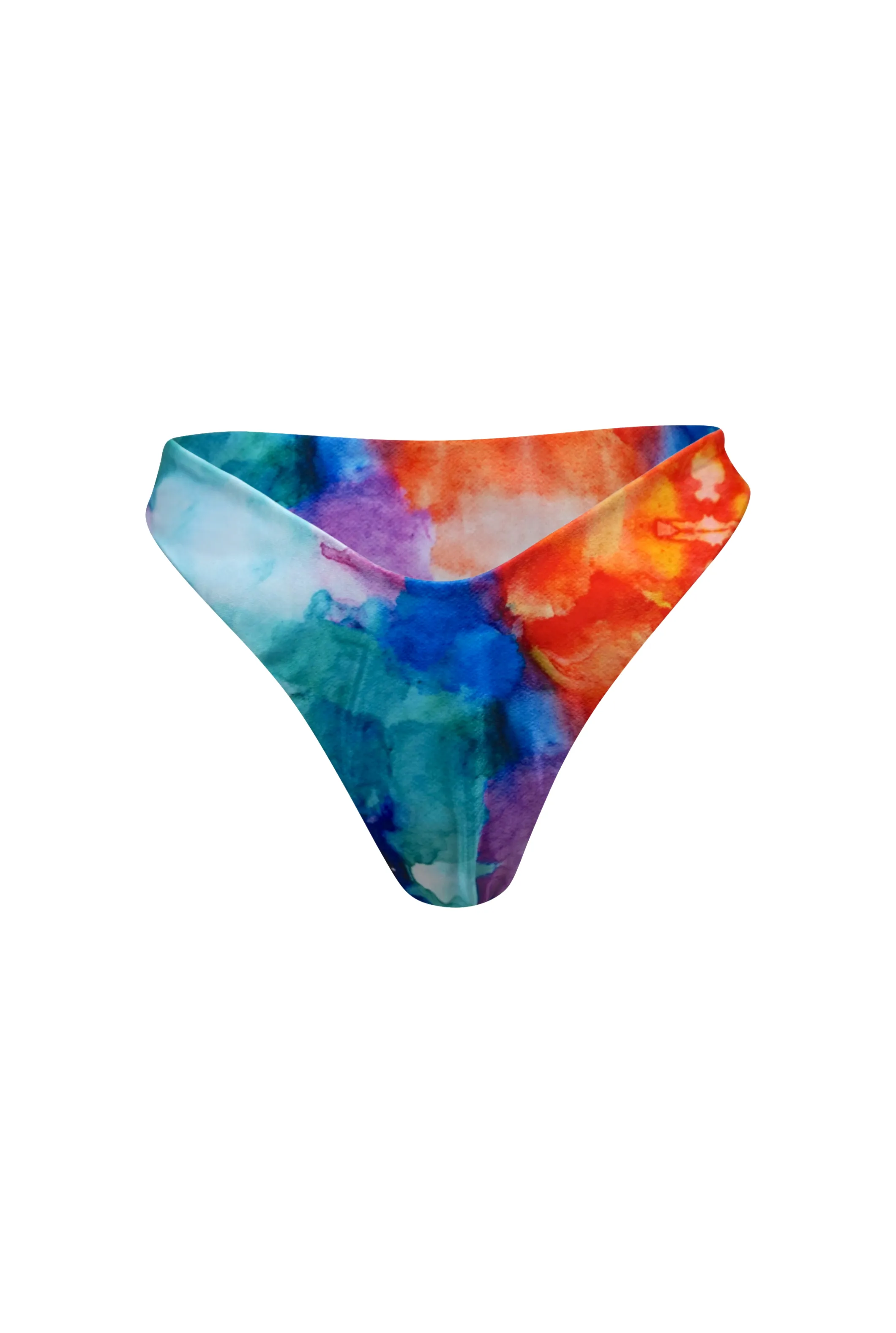 St Lucia Brazilian Bikini Bottoms - Prismatic