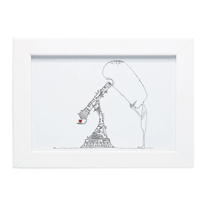Such a Strange & Baffling Science (Framed Print)