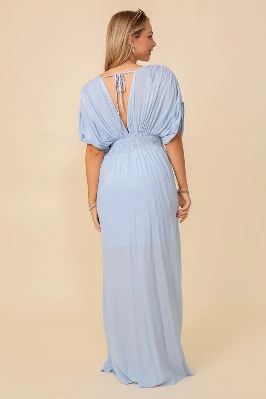 Summer Spring Vacation Maxi Sundress Lined