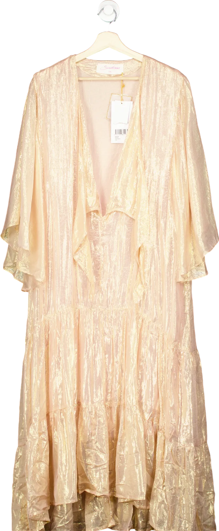 Sundress Official Gold Anika Dress UK  L/XL