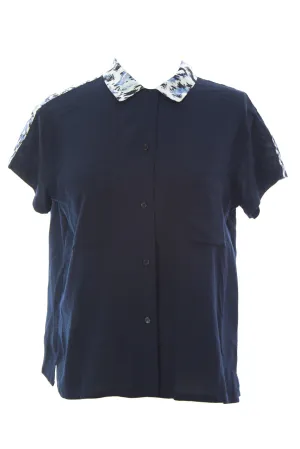 SURFACE TO AIR Women's Navy Culver Shirt Sz 36 $260 NEW