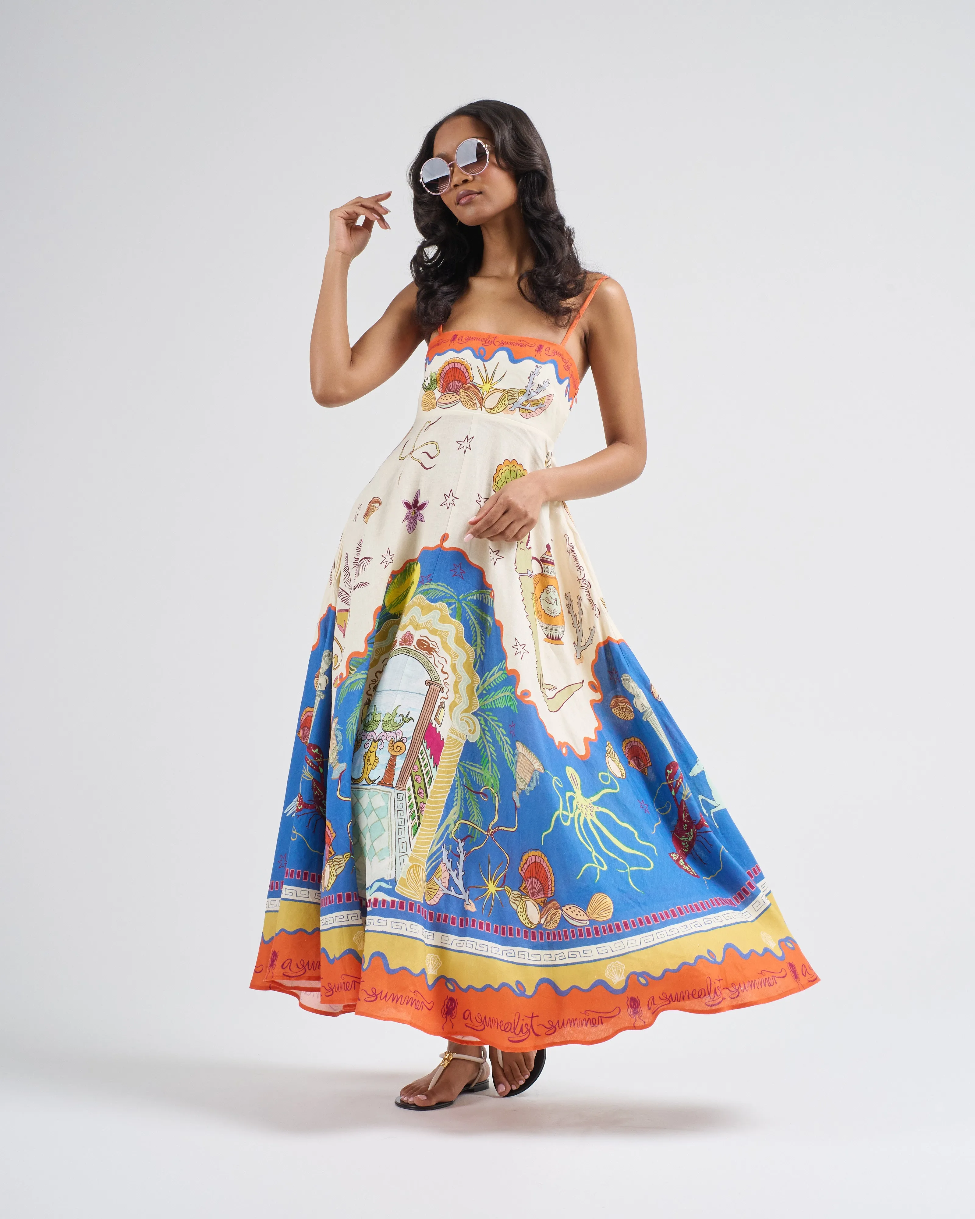 surrealist summer sundress
