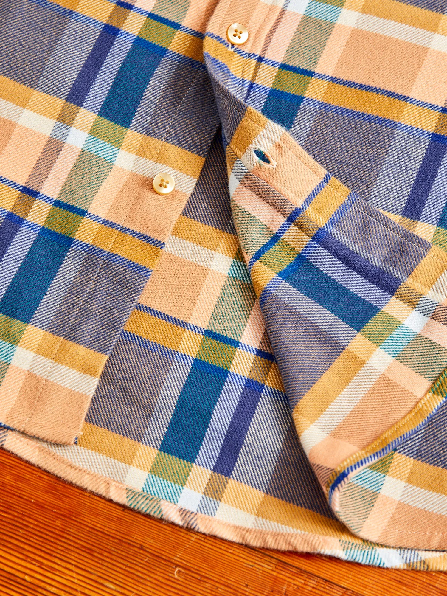 Sussu Button-Up Shirt in Tan