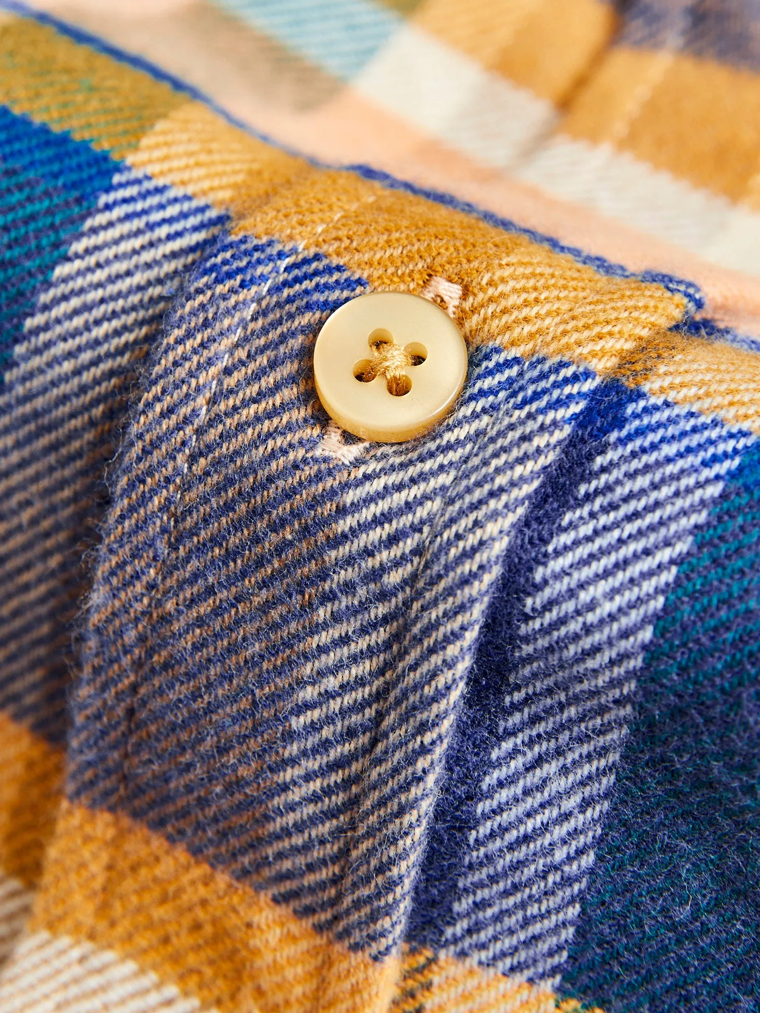 Sussu Button-Up Shirt in Tan