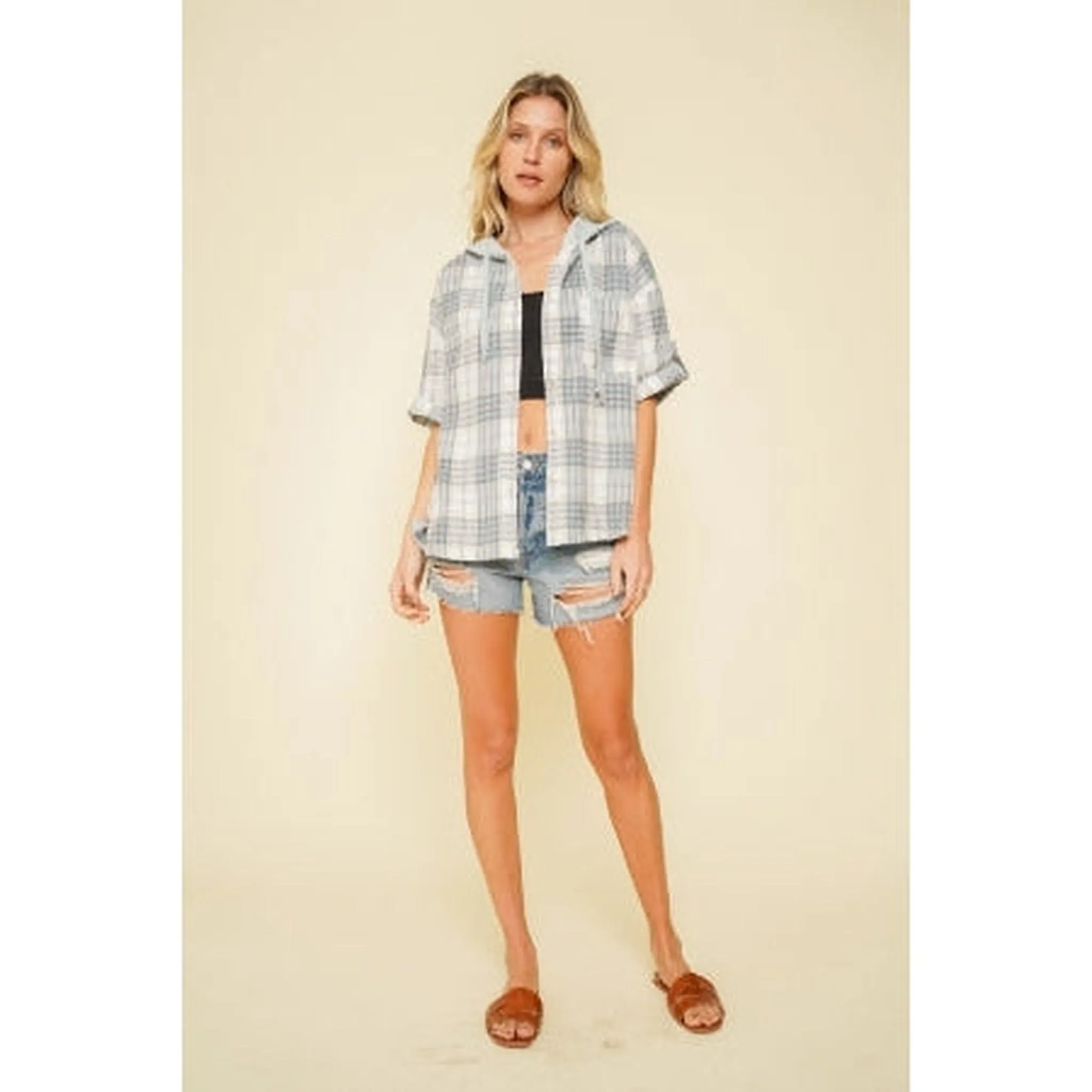 Take a Hike Flannel Shacket *Final Sale*
