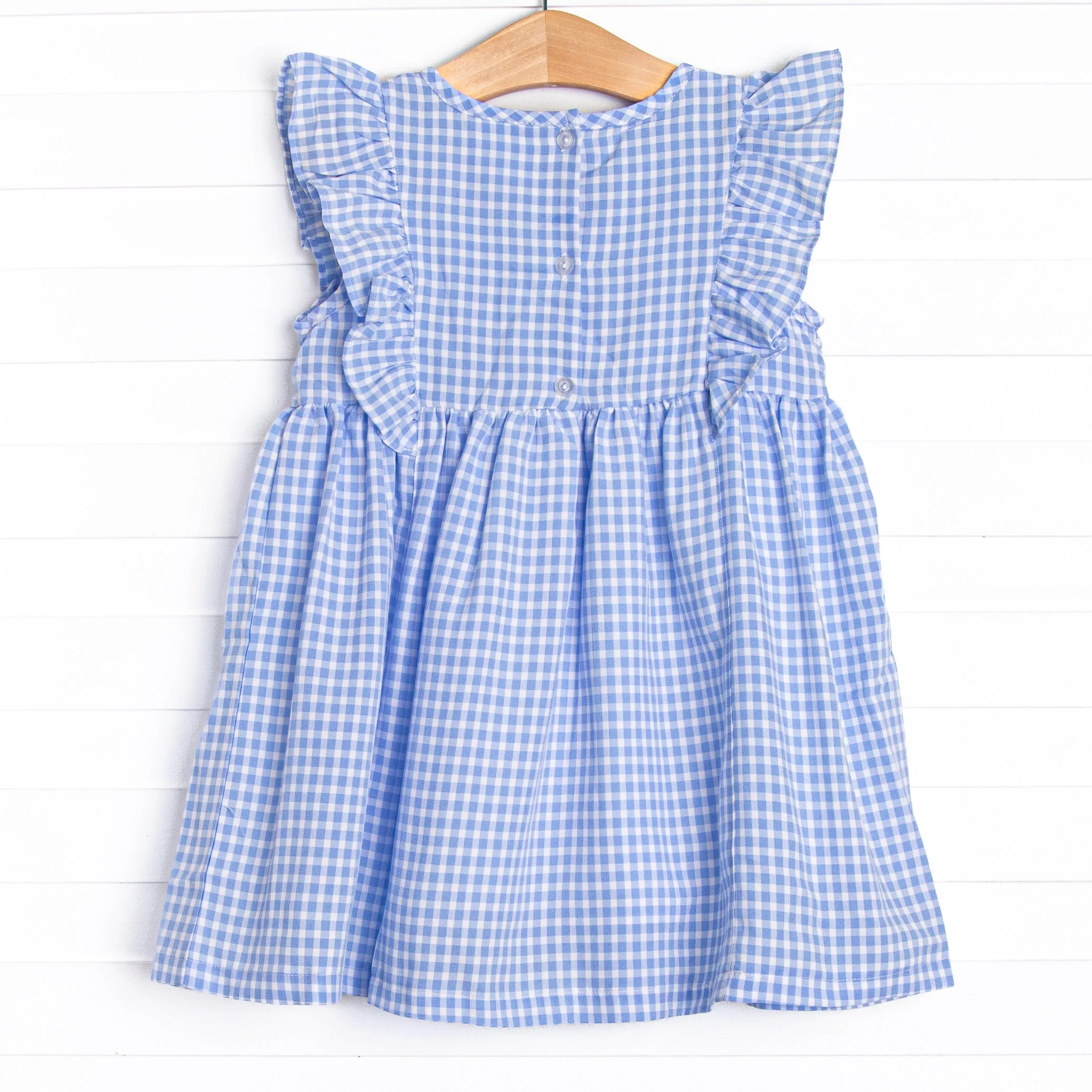 Tatum Dress, Blue Gingham