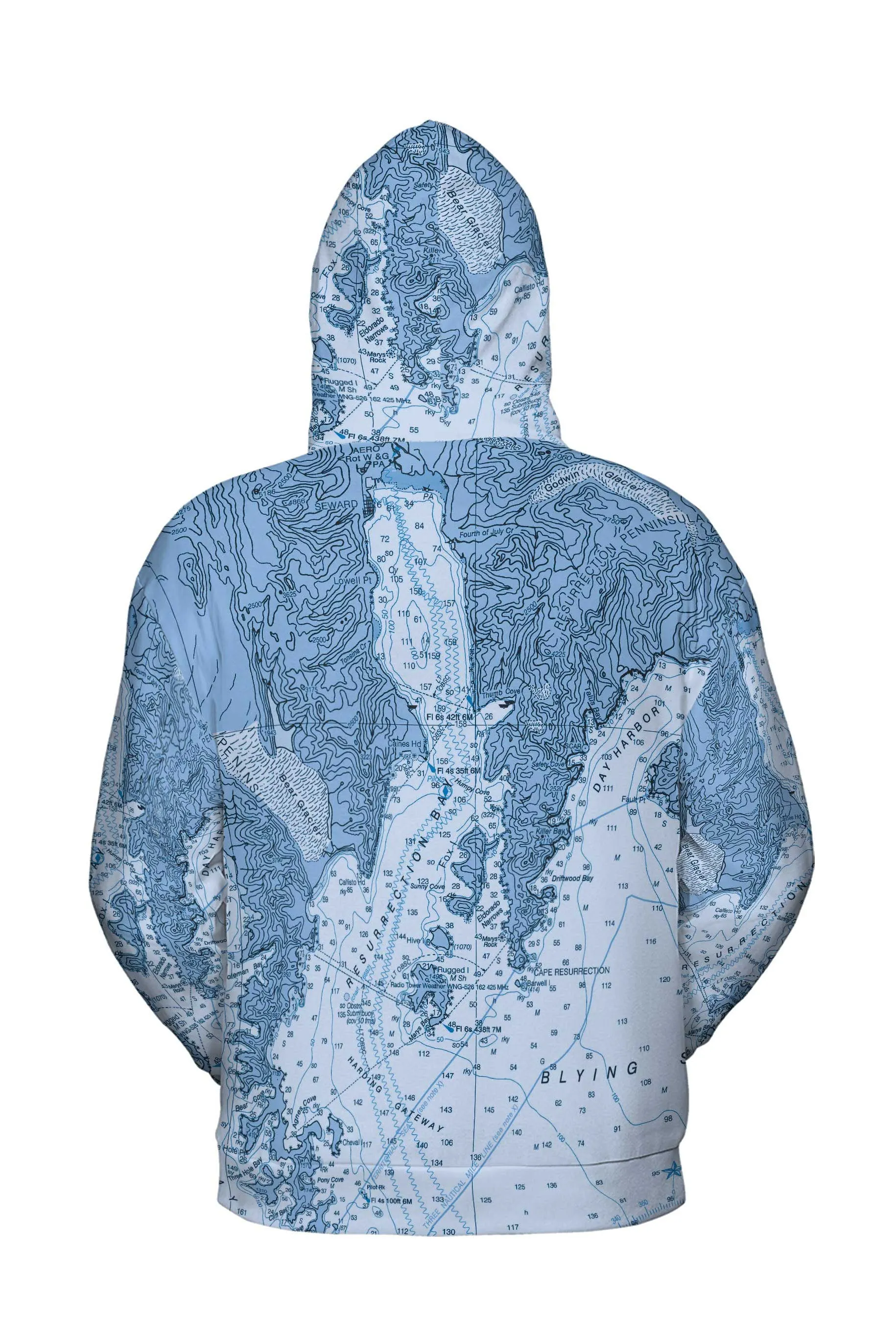The Resurrection Bay Blues Lightweight Hoodie Sweatshirt