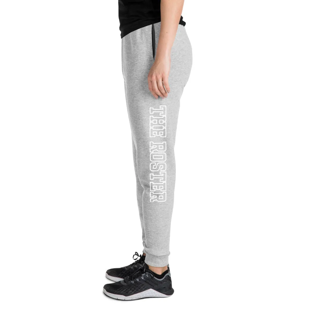 THE ROSTER Unisex Joggers
