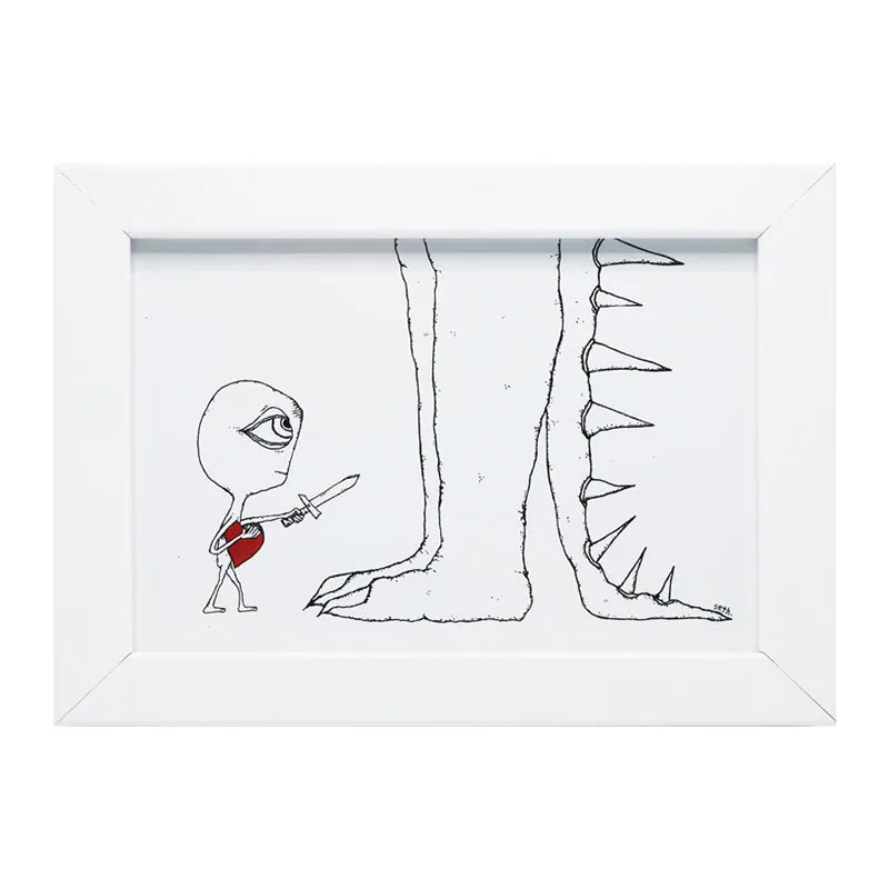 The Underdog (Framed Print)