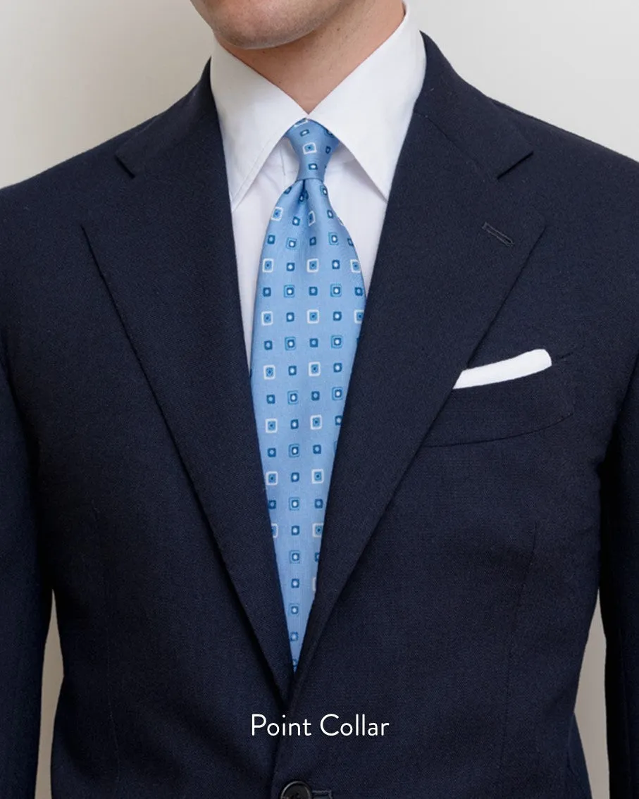 Thomas Mason Navy Cotton Cashmere Flannel