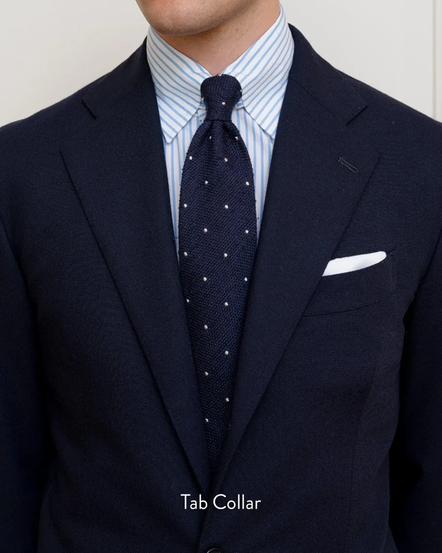 Thomas Mason Navy Cotton Cashmere Flannel