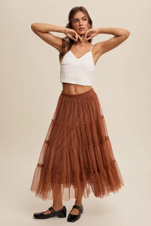 Tia Tiered Flouncy Skirt
