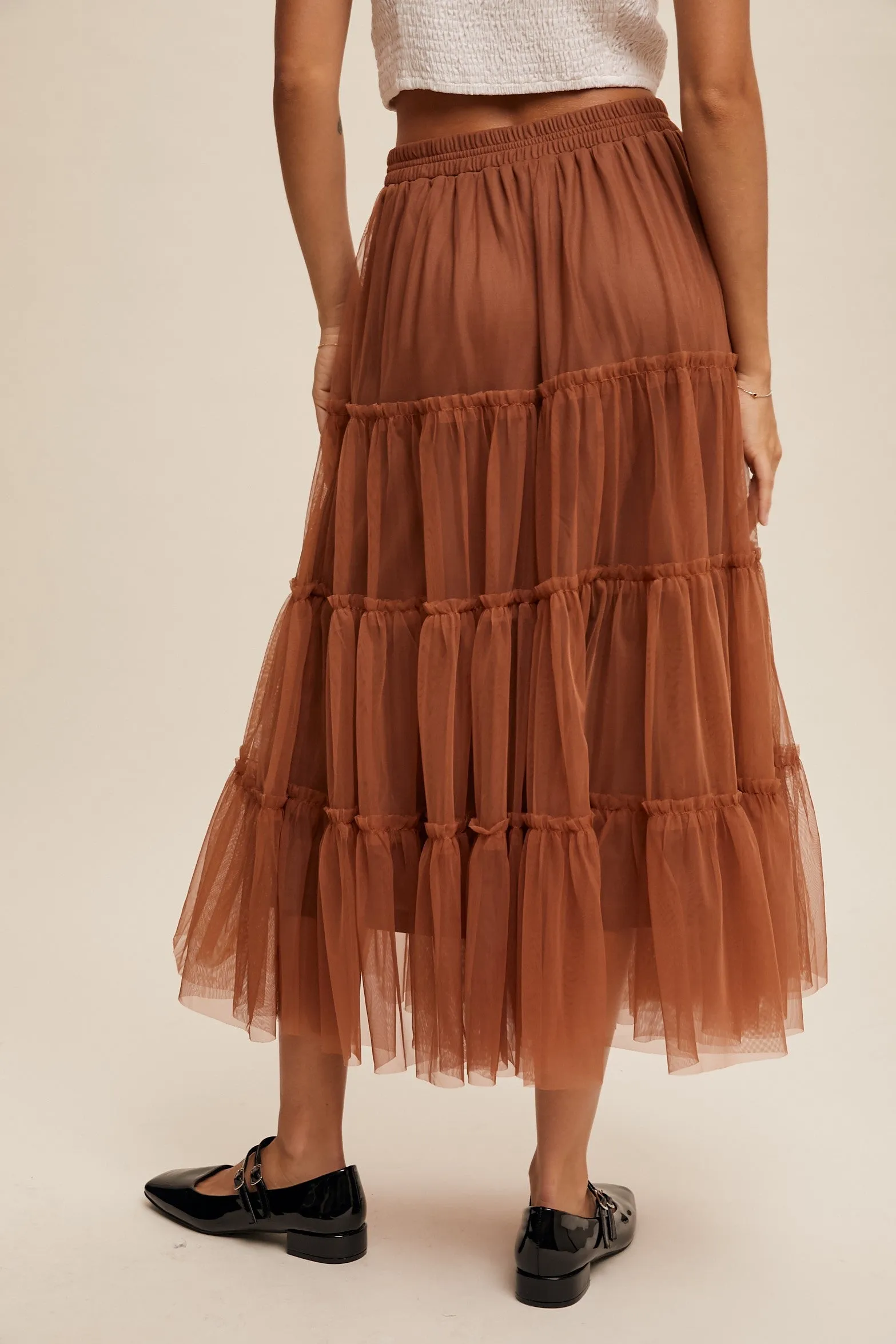 Tia Tiered Flouncy Skirt