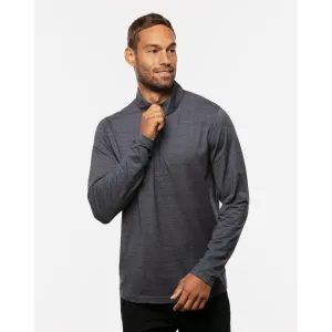 TRAVIS MATHEW MENS HAVASU 2.0 QUARTER ZIP PULLOVER - VINTAGE INDIGO/BLACK