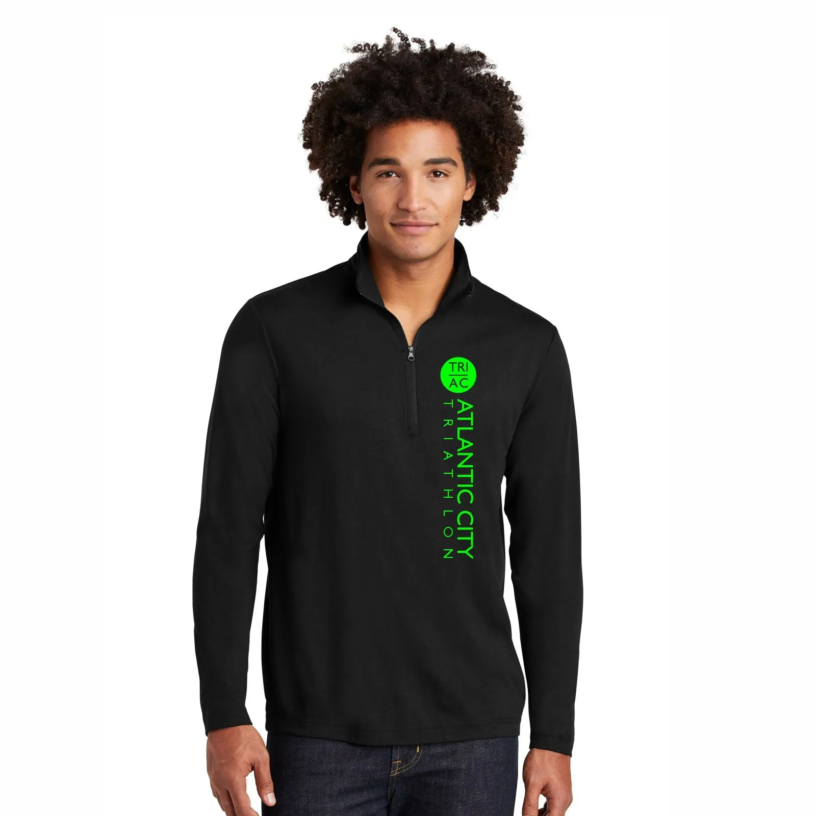 TRI AC Mens Tech 1/4 Zip - Black - LCP